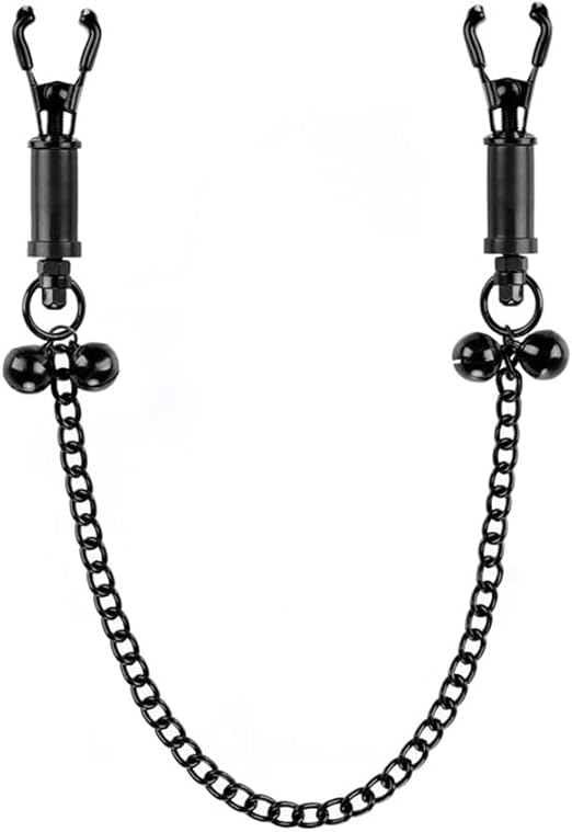 Nipple Clamps with Chain, Adjustable Weight Metal Nipple