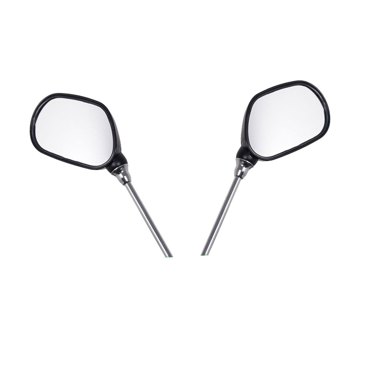 Mikikit 1Pair Rear View Mirror for Mountain and Road Bikes Rotating Bike Mirrors Lightweight and Scratch Resistant Easy Installation with Belt