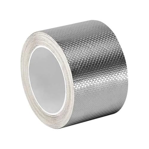 Image of 3M 2-6-1345 Silver Tin / Copper /Acrylic Adhesive Embossed Foil Tape, 0.004 inch Thick, 6 yd length, 2 inch width, 1 roll