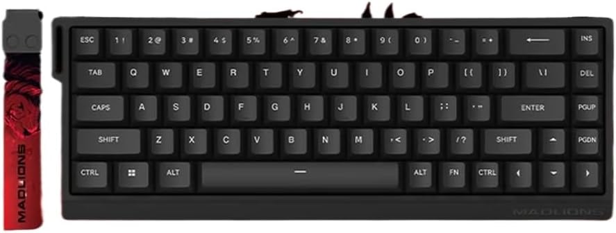 60/68HE Magnetic Switch Wired Gaming Keyboard Hot Swap Rapid Trigger Custom Compatible with PC Gamer AccessoriesMAD 68 HE RGB