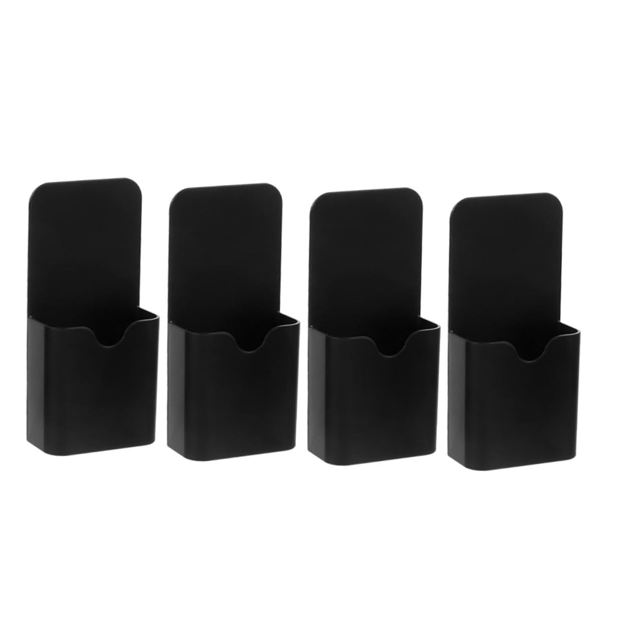 5 Set Portapenne Magnetici Per Lavagna Organizer Penne Con Supporto Magnetico Compatto Per Ed Accessori Ufficio Nero 4 Pezzi*5