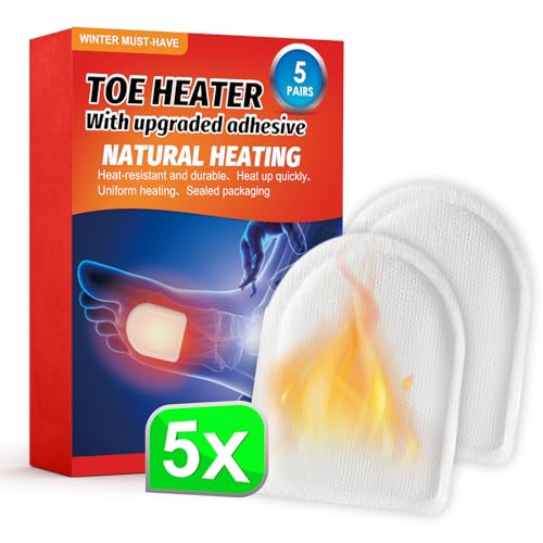 5 Paires Chauffe Pieds Collants,Chaufferette Pieds,Chauffe Pied 8 Heures de Chaleur,Chauffe-Pieds Chaleur immédiate,Chauffe-Pieds pour Toutes Les...