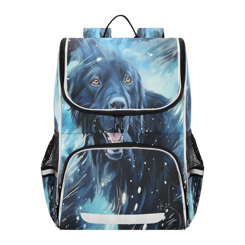 Sac à dos zèbre aquarelle pour étudiant de grande capacité