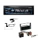 Produktbild Alpine UTE-204DAB 1 DIN Autoradio DAB+ Bluetooth USB AUX-IN passend für FIAT Idea 2003-2011 grau
