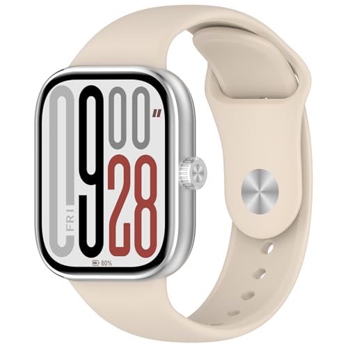 CZhkg Silicona Pulsera para Redmi Watch 5/ Watch 4 Strap, Deportiva Band Respirable Wristband Liberación Rápida Correa de Reloj Brazalete Ajustable Correa para Xiaomi Mi Band 9 Pro (Beige)