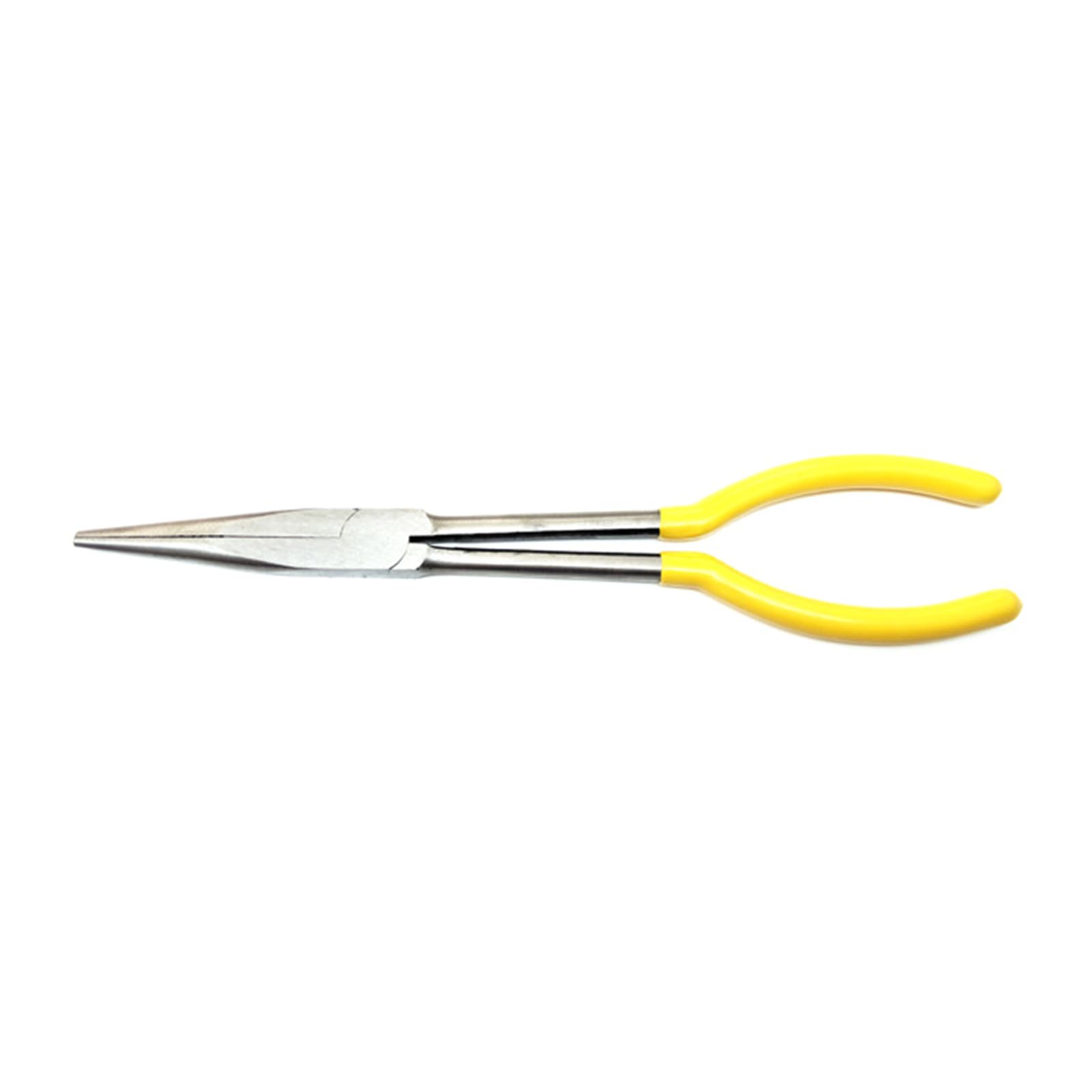 Tsophreniq Extended Beak Reach Hose Grip Pliers 11Inches Long Nose Hose Gripper Plug Boot Removal Serrated Jaw Plug Wire Plier Boot For Car