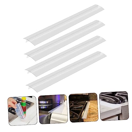 Cuisinière sans miettes grâce au cache-joints de poêle silicone iplusmile x4 - 8