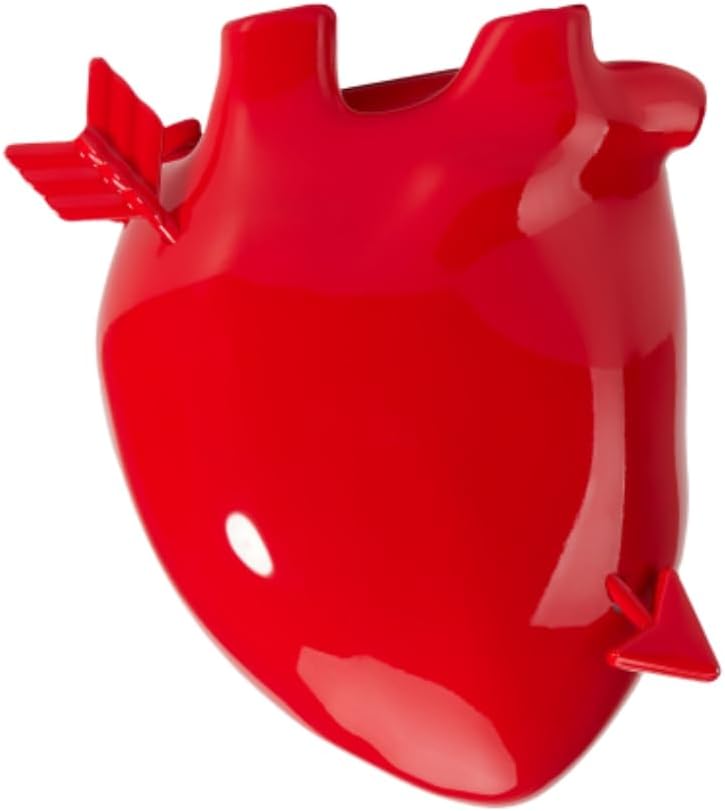 Novelty Women Metallic 3D Heart Clutch Purse Metal Evening Handbag Sparkly Crossbody Shoulder Bag for Cocktail Party
