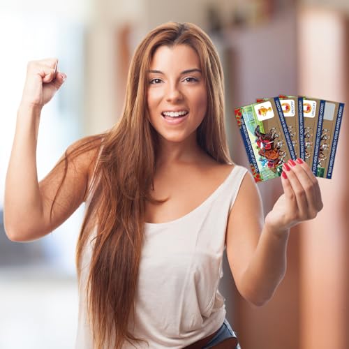 90 piezas cartas rasca y gana juego Kentucky Horse Derby miniatura 4
