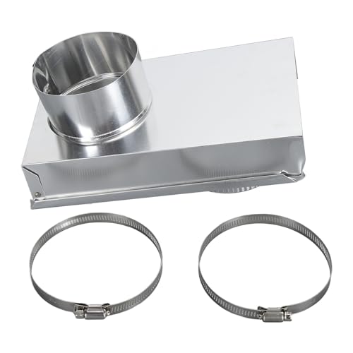 Lybunair Universal Aluminum Alloy Dryer Vent Kit with Smooth Inner Wall Periscope Replacement