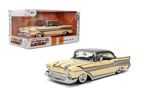 Jada Toys Bigtime Muscle 1957 Chevy Bel-Air 1:24 miniatura 1