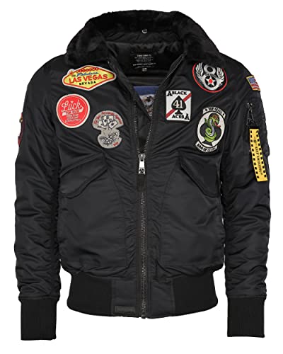 Top Gun Herren Bomberjacke Tg20213032 Black,3XL