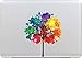 Produktbild Macbook Aufkleber, Stillshine Super dünn (0,07 mm) Removable Bunte Muster Fashion Macbook Sticker Aufkleber Skin Laptop Vinyl Decal Sticker Abziehbild Abziehbilder (Pattern 2)