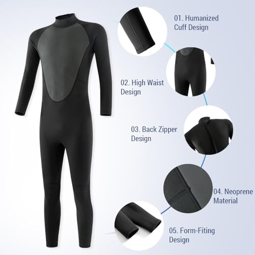 Namolit Neoprene corpo inteiro rash guard uma peça manga longa mergulho maiô térmico masculino femin