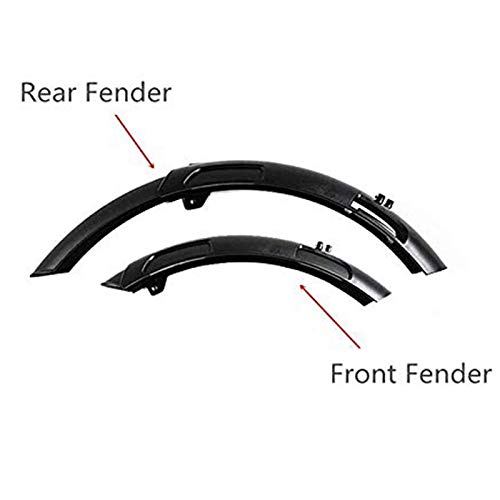 Garde Boue Velo,Garde Boue VTT Bicyclettes électriques Vélos de Boue à vélo et Kickstand Tire Splash Fender