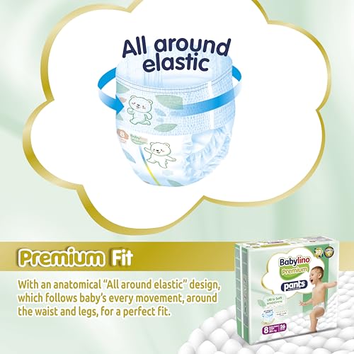 Babylino Premium Pants Größe 8 mit Ultra-Soft-Filter, XXL (20 + kg), 104 Stück