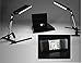 ALZO 100 LED Table Top Platform Light Kit - Black & Clear Shooting Tables for Jewelry Photography