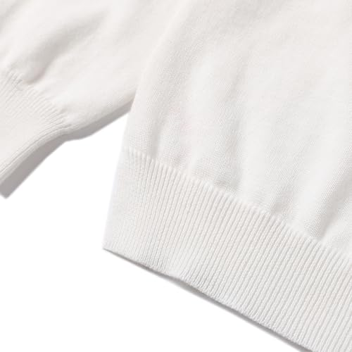 Girls Cropped Cardigan Sweater [Cute Petal Buttons] Long Sleeve Short Cardigan for Dress4