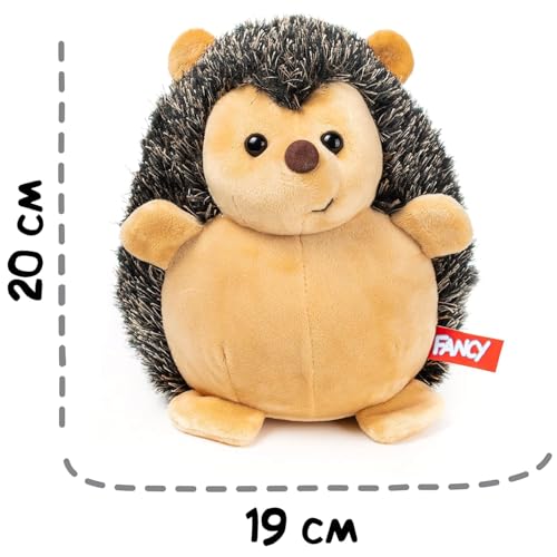 FANCY Igel Kuscheltier Plüschigel 20 cm - Kuschel Igel Plüschtier Hedgehog plüsch Igel Stofftier lustige Geschenk Kinder, Mädchen und Jungen