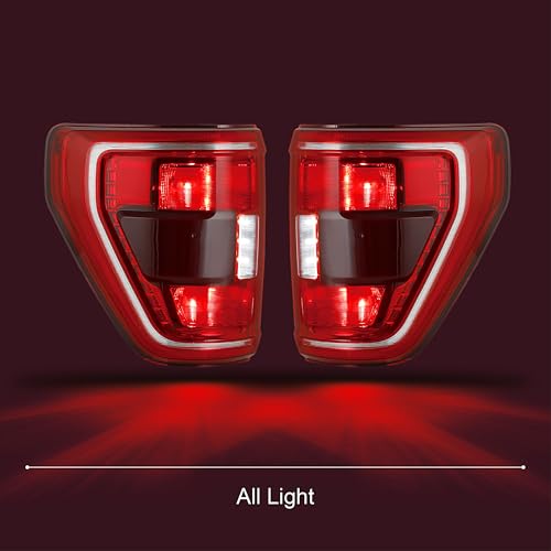 Image of Tail Lights LH W /Blind Spot Compatible With 2021-2023 Ford F150 XL