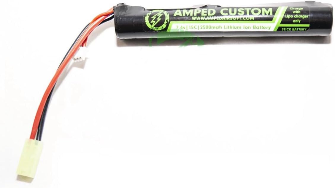 Clover Airsoft - Battery 2500 MaH 15C Airsoft Li-Ion Battery (7.4 Volt)