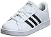 Produktbild Adidas Unisex-Kinder Grand Court K Tennisschuh, FTWR White/core Black/FTWR White, 37 1/3 EU