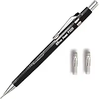 Lapiseira Sharp P200 Pentel 0.5mm Preta+ 2 Refis de Borracha