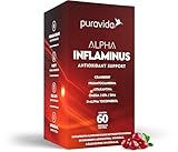 Puravida Vitaminas e Antioxidantes Alpha Inflaminus Ômega 3 60 Cápsulas