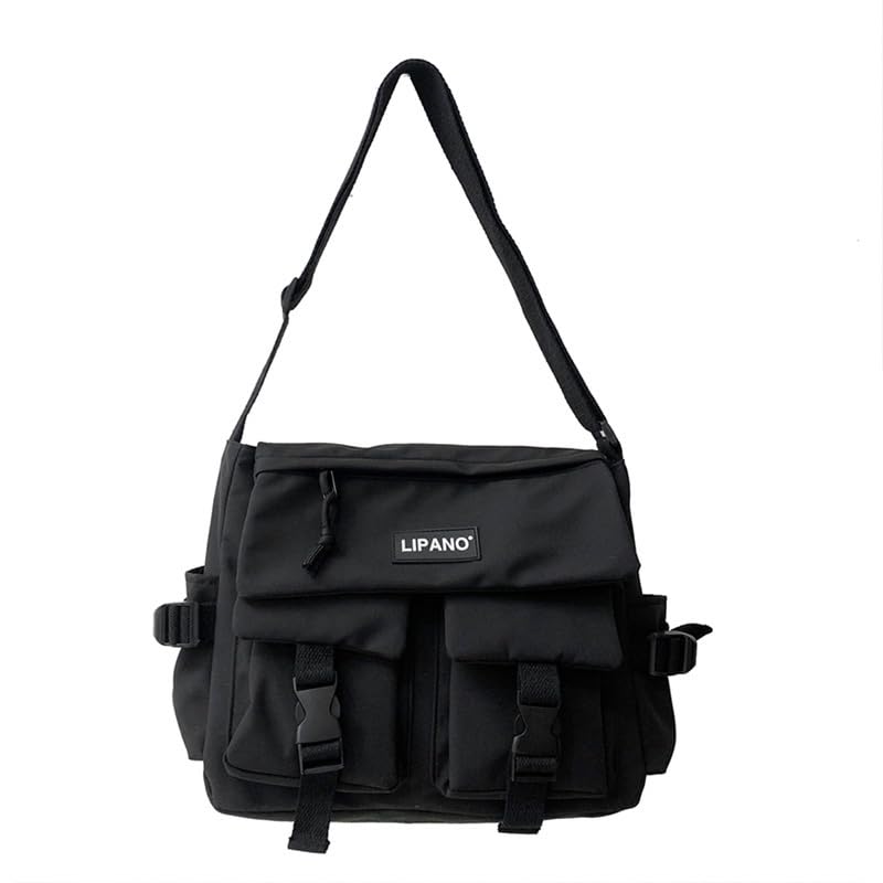 Cute Shoulder Messenger Bag, Casual Style,Fashion Crossbody Polyester Bag,Classic Simple for Daily outings,Men & Women