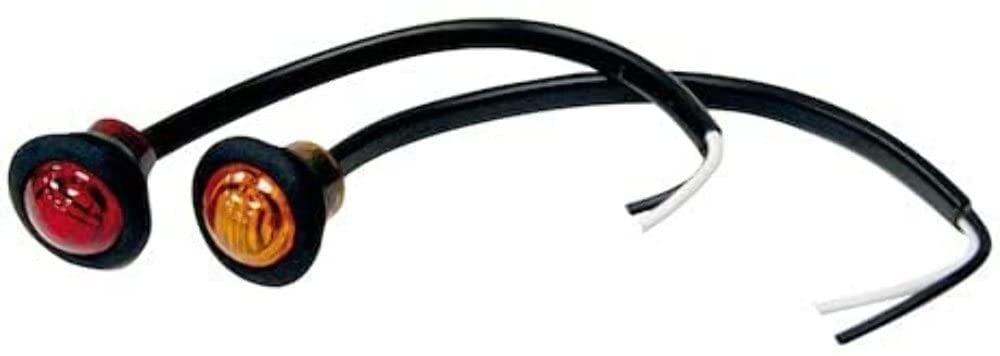 Buyers Products 5627524 Light.75in,rd,marker,3led,amber,w/