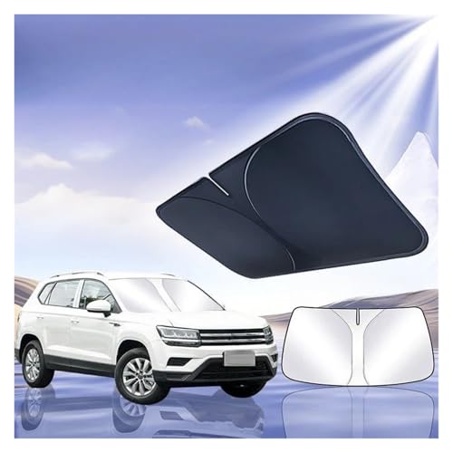 Pare-brise pliable anti-UV pour VW Tiguan et T-Cross, bouclier thermique de voiture - 3