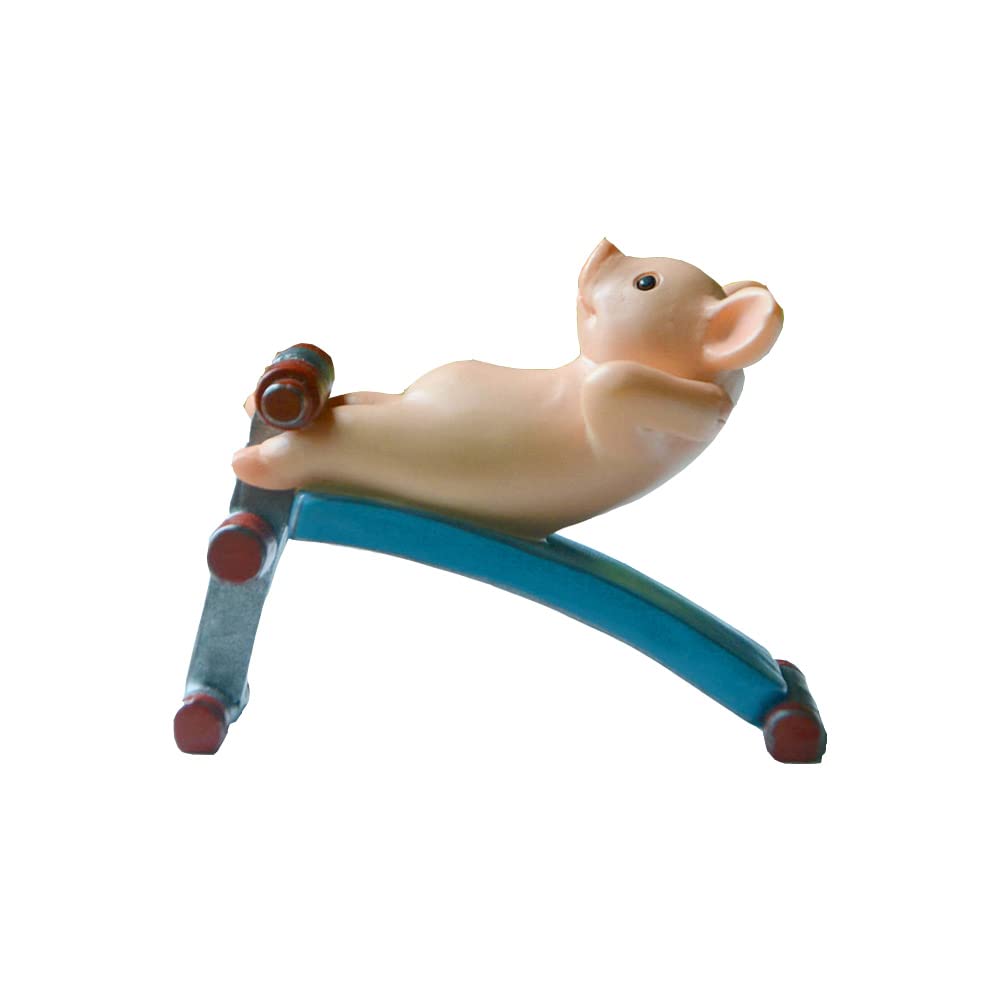Gemmia Believe I Can Miniature Fairy Sport Pig Figurines