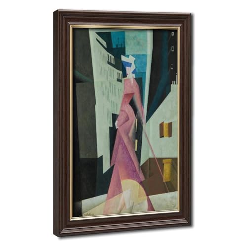 Portrait expressionniste allemand Lyonel Feininger impression sur toile