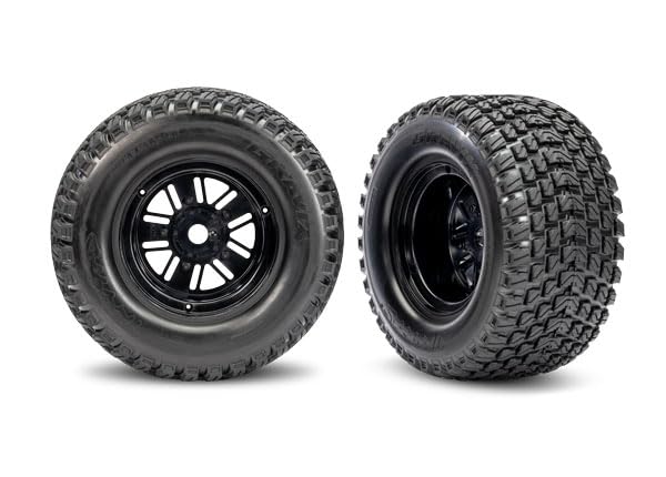 Traxxas T&W Race BLK WHL GRAVIX TIRE