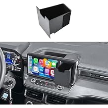 HGWEI Center Console Drawer Organizer Compatible with 2022-2024 Ford Maverick Interior Accessories, Right-Side Dash Cubby Hidden Screen Panel Multimedia Storage Tray, Black