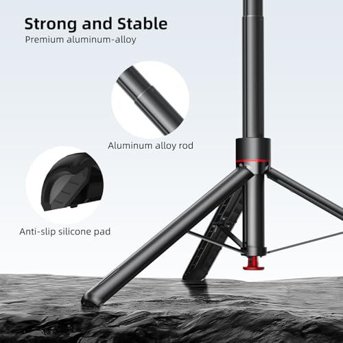 Image of Mobilife Auto Open Selfie Stick Tripod 360 Degree Rotating Balance Handle 71-inch Long Extendable Bluetooth Mobile Tripod Stand with 1 /4 inch Screw for Mobile Phone Camera Gopro Vlogging YouTube Travel