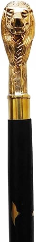 Miniatura 7 de Brass Walking Stick - Handcrafted Lion Head Cane, Premium Wooden Walking Cane - 36" Designer Handmade Walking Stick for Men & Women - Vintage