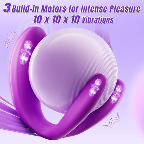 Image of Adult Sex Toys Wearable Vibrator - BIG SHOCKED Remote Control Vibrator Couples Female Women Sex Toy Penis Clitoral G Spot Vibrator with 10 Powerful Vibrations Double-Ended Dildos Sex Machine