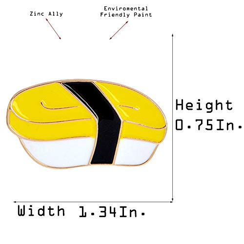 image for Flairs New York Foodies and Floral Theme Enamel Lapel Pin Brooch Badge