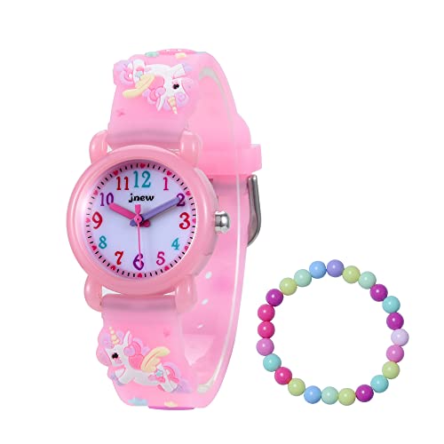 MUXIJIA Relojes de Pulsera para Niñas de 3 a 10 años, 3ATM / 30M Impermeable Analógicos Cuarzo Reloj 3D Dibujos Animados Correa de Silicona Reloj para Niños (+Pulsera de Niñas) MUXIJIA Relojes de Pulsera para Niñas de 3 a 10 años, 3ATM / 30M Impermeable Analógicos Cuarzo Reloj 3D Dibujos Animados Correa de Silicona Reloj para Niños (+Pulsera de Niñas)