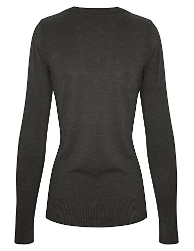 Image of Cielo Women's Solid Soft Stretch Pullover Knit Sweater