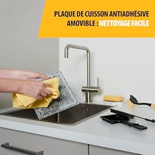 Appareil à raclette Tristar RA-2745 - Pierre à cuire - Surface de de cuisson 21 x 21 cm - Pour 4 personnes