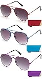 Kyra Kids Aviator Style Metal Frame Light Sleek Fashion Sunglasses