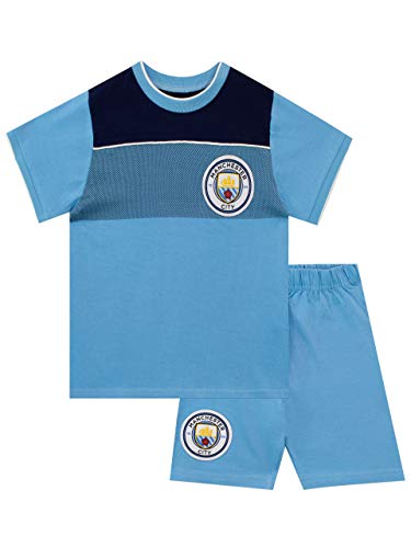 Manchester City FC Pijamas para Niños Azul 6-7 Años Cover