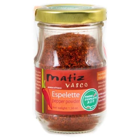 Matiz Piment d'Espelette Pepper from Basque France | 1.58 Ounce | Traditional | Cover