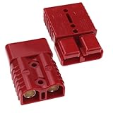 ZOOKOTO 12 V 1/0 AWG Kontakt, 175 A, Akku-Schnellanschluss, Abschleppwinde, Schnellverbindung, Kabelbaum-Steckverbinder, 2 Stück, rot