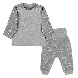 Sterntaler Set Langarm-Shirt u. Hose Eisbär baby-jongens Set shirt met lange mouwen en broek ijsbeer