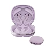 Wireless Sports Earbuds with Ear Hook, 58Hrs Playtime, ENC Noise Cancelling Mic, IPX7 Waterproof, Type-C Fast Charging – Ideal for Running, Gym, Workouts (Purple)