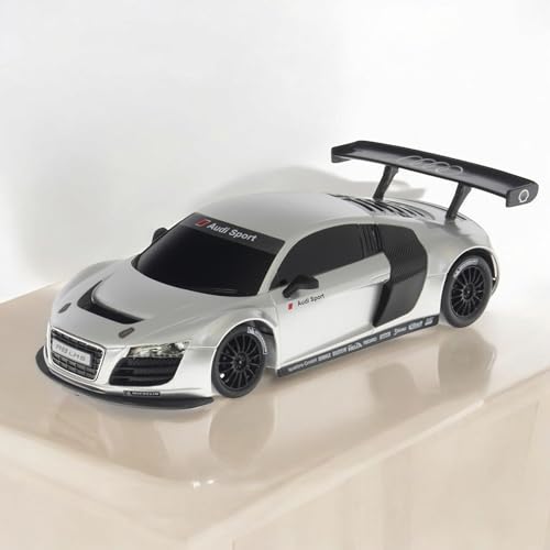 RC ferngesteuertes Auto im offiziell lizenzierten Design, Kompatibel mit Audi R8 LMS-Edition, Modell-Maßstab 1:24, Lizenz-Fahrzeug, Car, Spielzeug für Kinder in Jungen Jahren, Erwachsene und Sammler RC ferngesteuertes Auto im offiziell lizenzierten Design, Kompatibel mit Audi R8 LMS-Edition, Modell-Maßstab 1:24, Lizenz-Fahrzeug, Car, Spielzeug für Kinder in Jungen Jahren, Erwachsene und Sammler