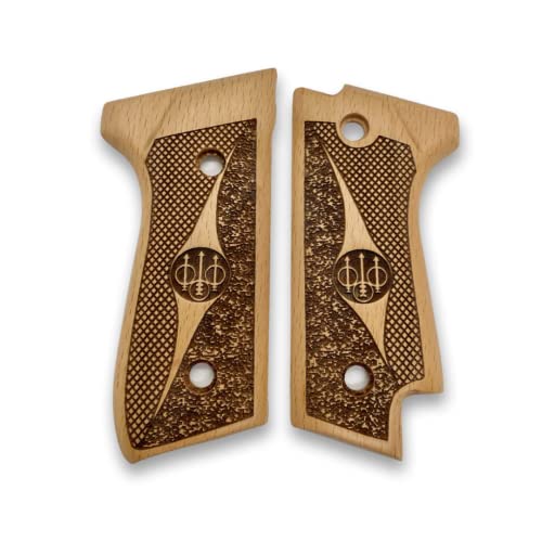 Poignées en bois de noyer pour Beretta 92S grips de pistolet faits main